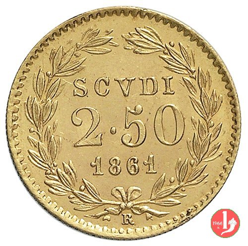 2,5 Scudi 1861 (Roma)