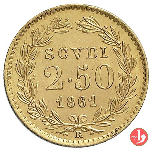 2,5 Scudi 1861 (Roma)