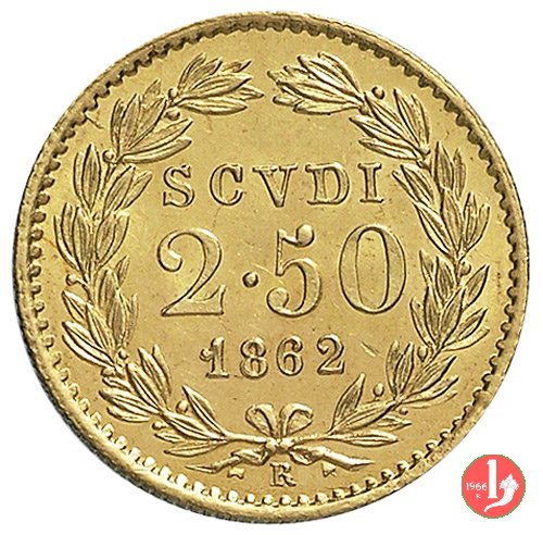 2,5 Scudi 1862 (Roma)