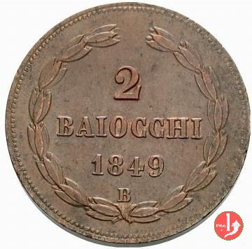 2 baiocchi 1° tipo 1849 (Bologna)