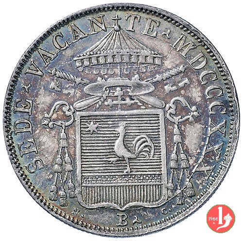 30 Baiocchi (Testone) 1830 (Bologna) 30 Baiocchi (Testone) 1830 (Bologna)