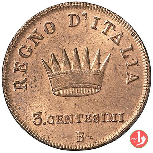 3 centesimi 1808 (Bologna)