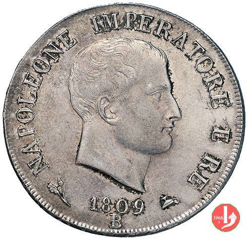 5 Lire 1809 (Bologna)