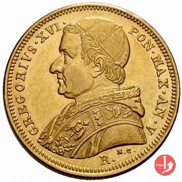 5 Scudi Romani o Gregorina 1835 (Roma)