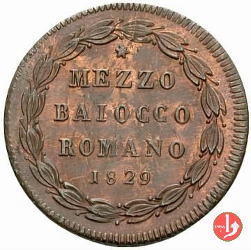 Mezzo Baiocco 1829 (Roma)