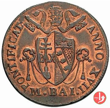 Mezzo Baiocco del 4° tipo 1816 (Bologna)