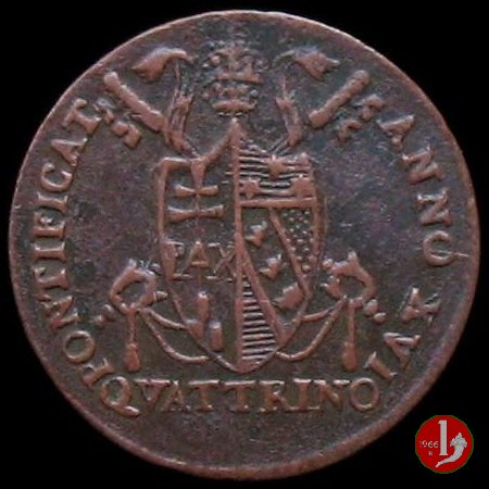 Quattrino del 4° tipo 1816 (Bologna)