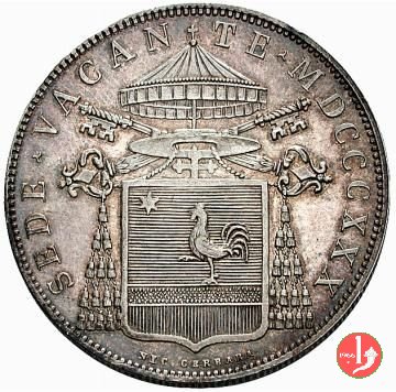 Scudo Romano 1830 (Bologna) Scudo Romano 1830 (Bologna)