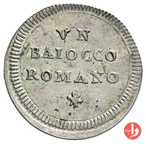 baiocchella o baiocco romano 1780 (Roma)