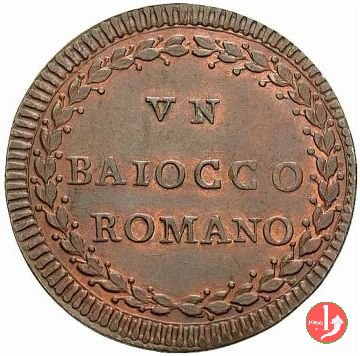 baiocco del 1° tipo (stemma ovale) 1785-1786 (Roma)