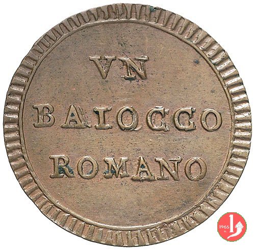 baiocco del 2° tipo (stemma a targa) 1797 (Roma)