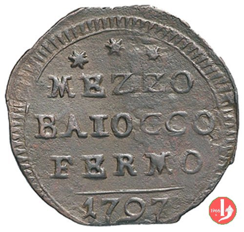 mezzo baiocco 1797 (Fermo)