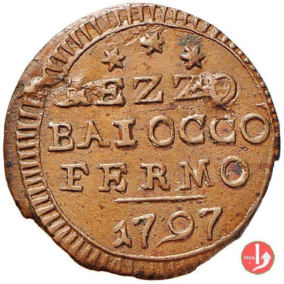 mezzo baiocco 1797 (Fermo)