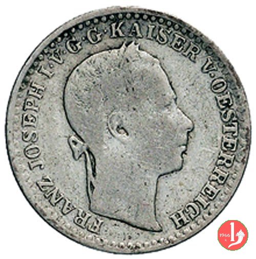 10 Kreuzer o 10 Carantani 1861 (Venezia)