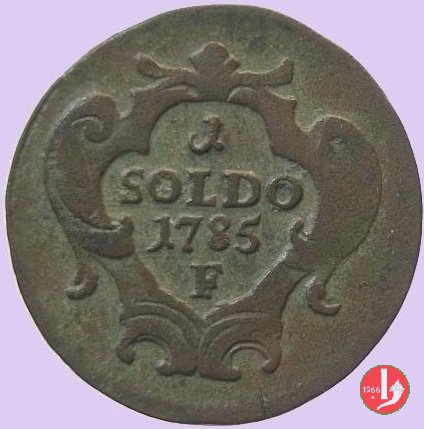 1 soldo 1785 (Hall)