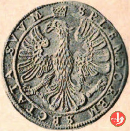 2/3 di tallero con l'aquila imperiale  (Castiglione delle Stiviere)