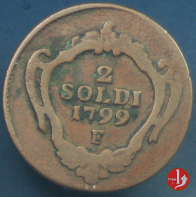 2 soldi 1799 (Hall)