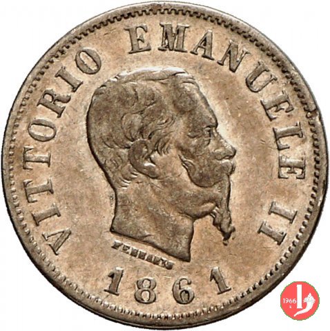 50 centesimi stemma 1861 (Torino)