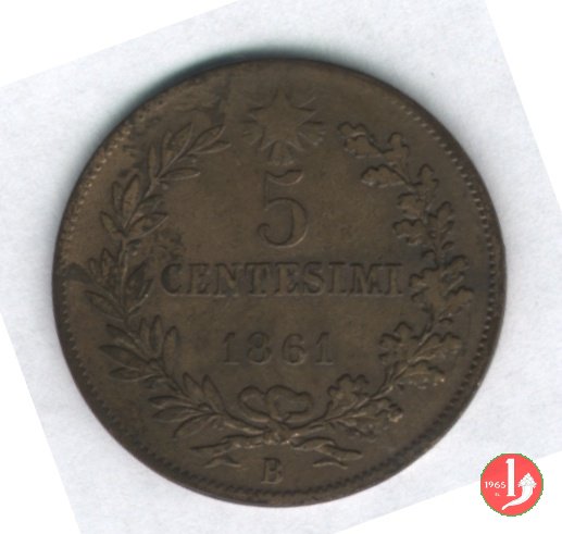 5 centesimi 1861 (Bologna)