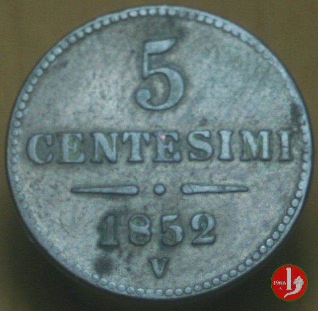 5 centesimi 1852 (Venezia)