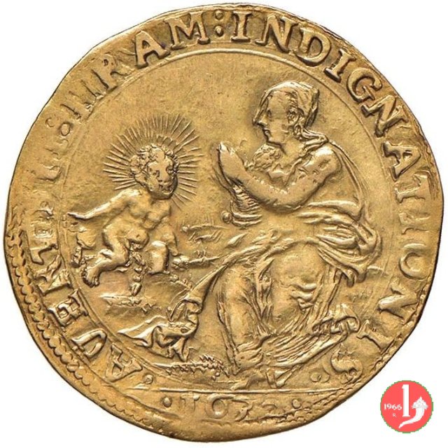 Da 2 Scudi d'oro con la B.Vergine 1632 (Modena)