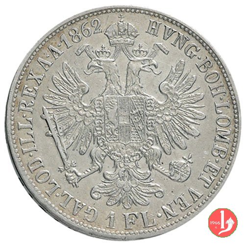 Fiorino (1° tipo) 1862 (Venezia)