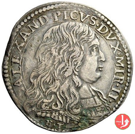 Lira con busto a destra 1669 (Mirandola)