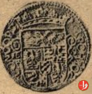 Lira con busto a s. 1661 (Mirandola)