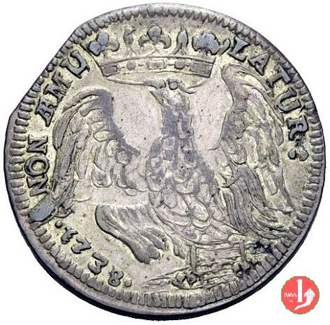 Lira con l'aquila 1738 (Modena)