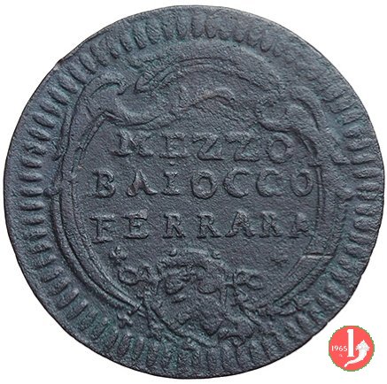Mezzo Baiocco 1751 (Ferrara)