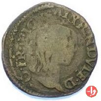 Quattrino con busto e libro  (Mirandola)
