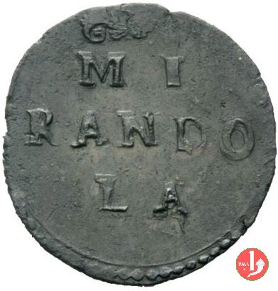 Quattrino (tipo Bologna) 1617 (Mirandola)