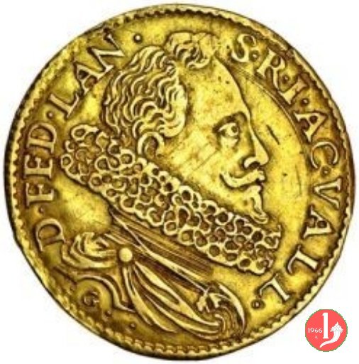 doppia con busto e stemma 1590-1630 (Compiano)