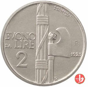 prova buono da 2 lire 1923 (Roma)