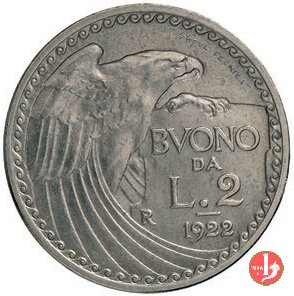 prova tecnica 2 lire 1922 (Roma)