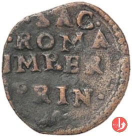 Quattrino o bagattino con busto e scritta 2° tipo  (Pomponesco)