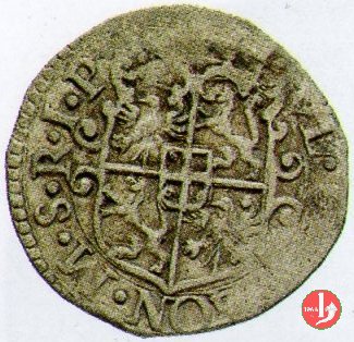 Soldo con stemma e croce mauriziana  (Pomponesco)