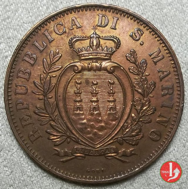 10 centesimi 1893 (Roma)