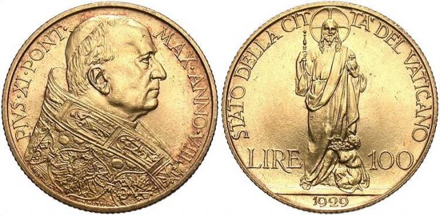 100 lire 1929 (Roma)