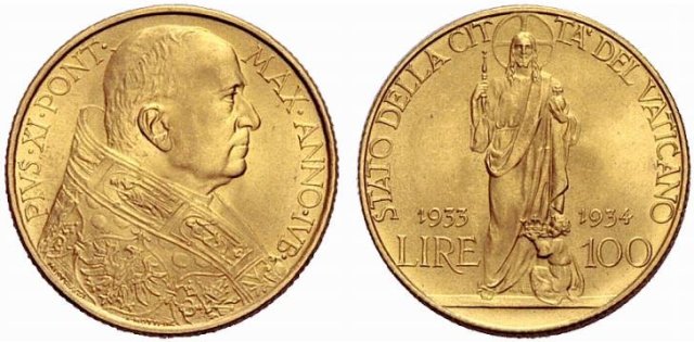 100 lire 1933-1934 (Roma)