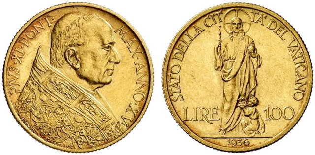 100 lire 1936 (Roma)