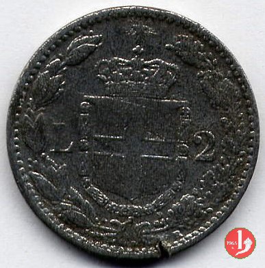 2 lire 1899