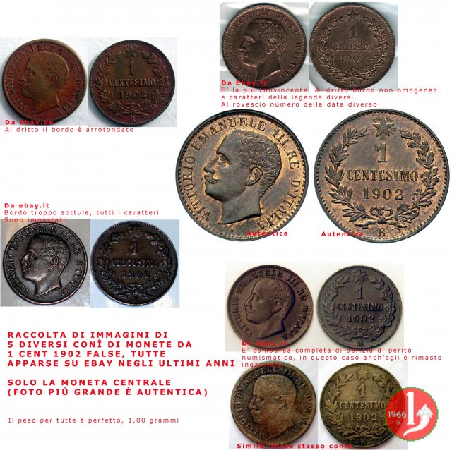 1 centesimo valore 1902 (Roma)