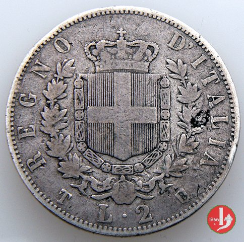 2 lire stemma 1861 (Torino)