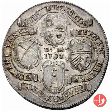 Osella di Murano 1793 di doppio peso 1793 (Venezia)