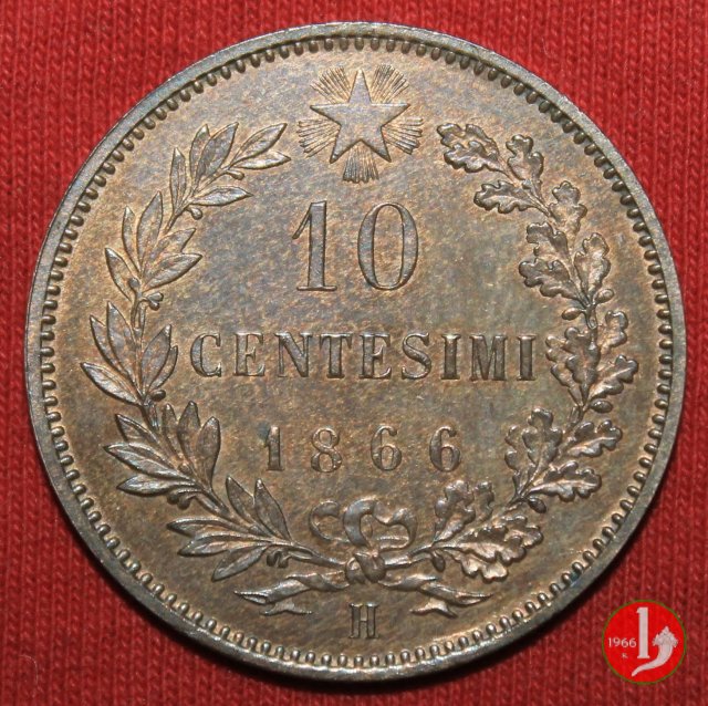 10 centesimi 1866 (Birmingham)