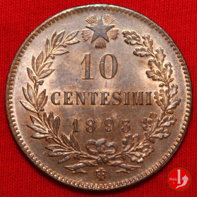 10 centesimi 1893 (Birmingham)