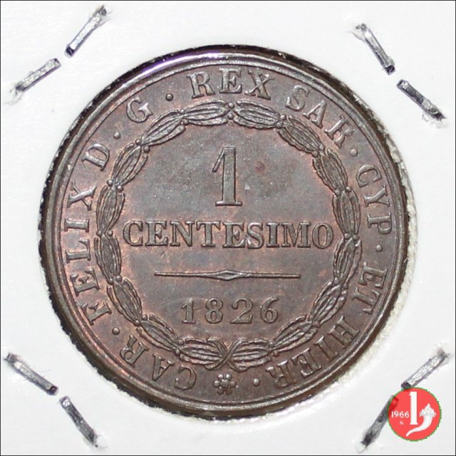 1 centesimo 1826 (Torino)