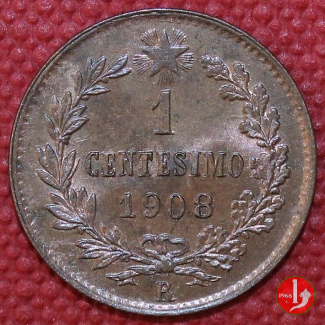 1 centesimo valore 1908 (Roma)