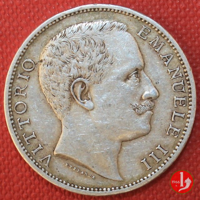 2 lire aquila sabauda 1901 (Roma)